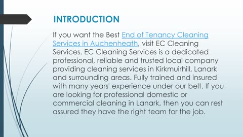 Best End of Tenancy Cleaning Services in Auchenheath