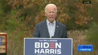 Beijing Biden Calls President Trump Supporters "Chumps."