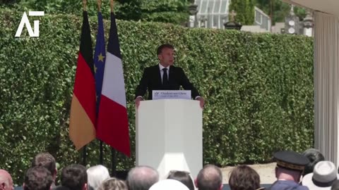 Macron Visits WWII Ghost Village with German Leader Amid Snap Election Call | Amaravati Today