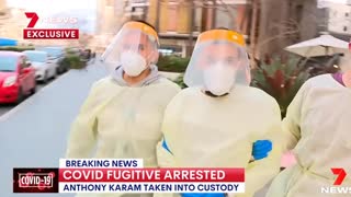 Australian police arrest “COVID fugitive.”