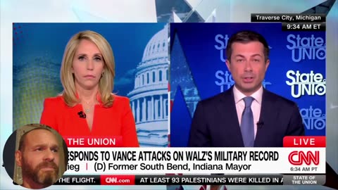 Buttigieg says Tim Walz’s stolen valor doesn’t matter because he only did it once.