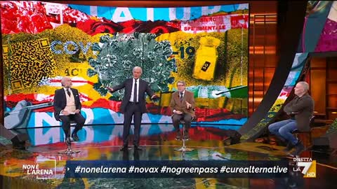 20-02-2022 Non è l'arena - Giletti sui "GURU" come Stefano Montanari