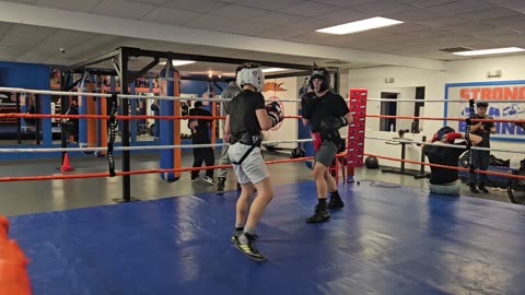 Joey sparring Kyle 1. 1/9/24