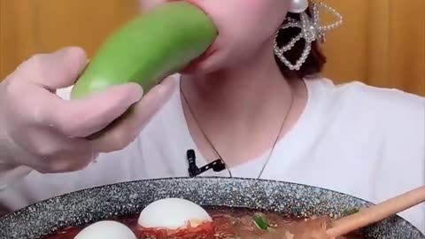 Spicy ASMR Chinese food Video