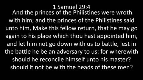 KJV Bible 1st Samuel Chapter 29