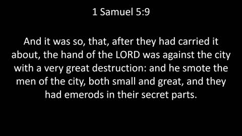 KJV Bible 1st Samuel Chapter 5