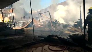 Video Incendio carpintería