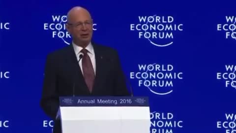 Klaus Schwab to Justin Trudeau at the 2016 Davos annual meeting