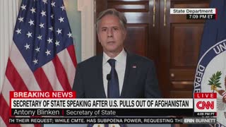 Blinken Gives Multi-Step Plan For Afghanistan