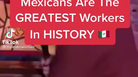 Mexicans are the hardest workers