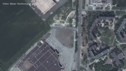 Satellite imagery shows destruction in Mariupol, Ukraine following Russian strik