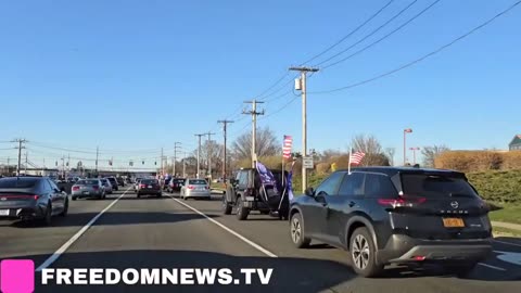 USA: Trump car Caravan started driving to Kathy Griffin comedy show!