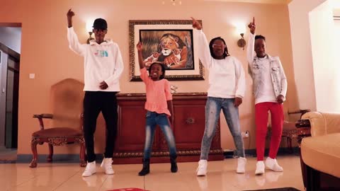 The iChous dance crew dancing afrobeat song , one family 👪