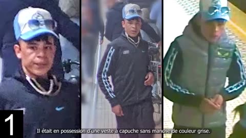 The Belgian federal police are hunting three "boys" who committed a violent