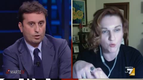 Giornalista russa Vityazeva - Floris perde le staffe “So come si conduce”.