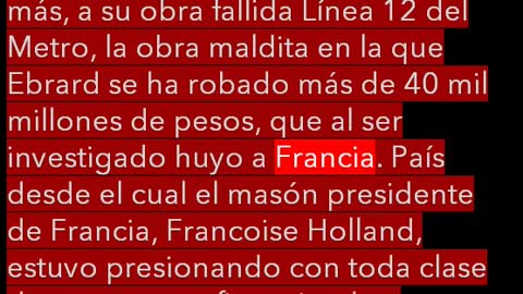 ¿Qué quiere la masonería francesa con Ebrard como Presidente de México?