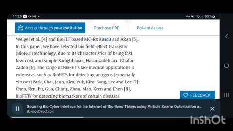 Securing Bio-Cyber Interface For The Internet Of Bio-Nano Things Using Particle Swarm Optimization