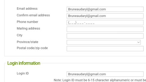 How to create your AUC efiling account