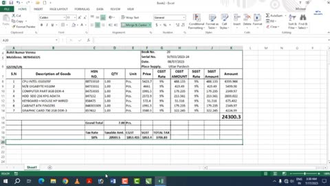 Ms Excel Basic To Advance Tutorial For Beginners with free certification by google (class-78)