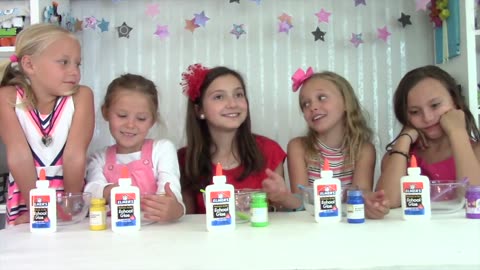 Slime making/fun with slime/kids slime video