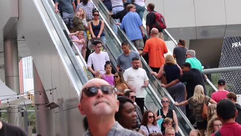 Making Friends - Hand Touching Escalator Prank (ft. Marcus)