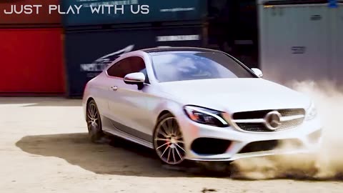 Baja 1000 remote control car versus Mercedes C-class