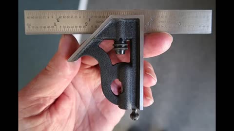 Review: Starrett Combination Square, 11H-6-4R - Pre Cutting, Drilling Measuring Tool for Right...