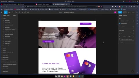 Figma - Nubank website redesign