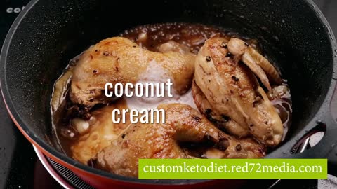 Easy Keto Diet Recipe Creamy Chicken Adobo