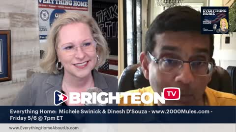 DINESH D'SOUZA & 2000 MULES Exposing Election Fraud | LIVE MON 5/16 @ 4pm ET With Michele Swinick