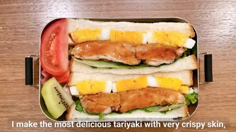 Teriyaki Chicken Egg Sandwich