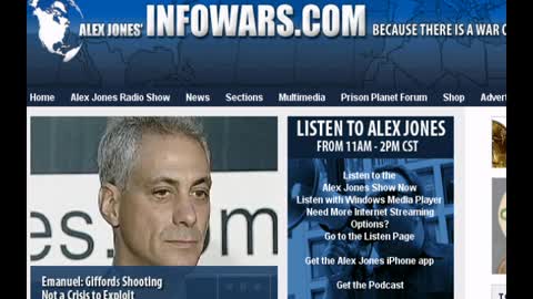 ALEX JONES SHOW FULL Episode Jan 13 2011 Thursday Archive