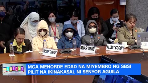 MGA MENORDE EDAD NA MIYEMBRO NG SBSI PILIT NA IKINAKASAL NI SENYOR AGUILA