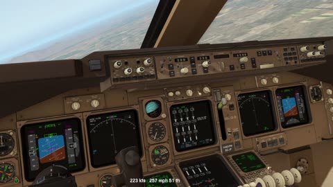 My first ILS Approach with Sparky's 747-400 - Xplane 11 - KPHX -