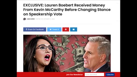 EXCLUSIVE: Lauren Boebert Received Money From Kevin McCarthy...