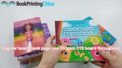 many kinds of OEM board book printing service