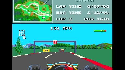 F1 World Championship (Sega Mega Drive) - Canada GP