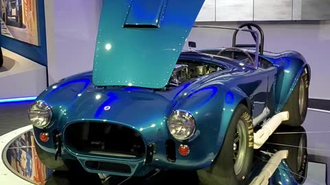 1955 Ford Shelby Cobra in perfect shape at the Newport Car Museum