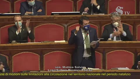 🔴 Intervento del Sen. Matteo Salvini in Aula (16/12/2020).