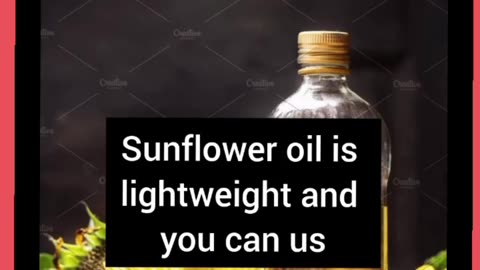 Benefits of sunflower oil for hair