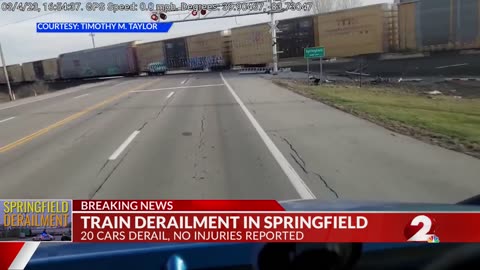 HCNN - BREAKING Norfolk Southern train derails in Springfield