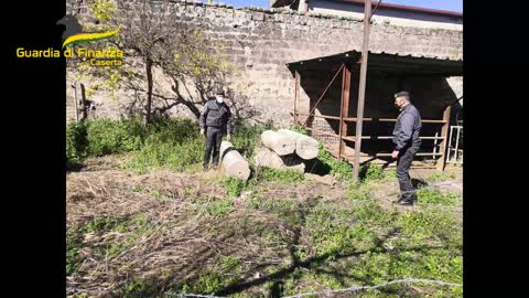 Calvi Risorta, reperti archeologici nell'officina meccanica