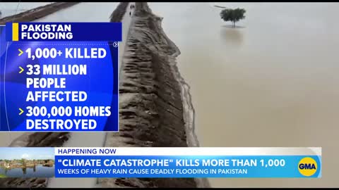 Pakistan floods killed more than 1,000 l GMA