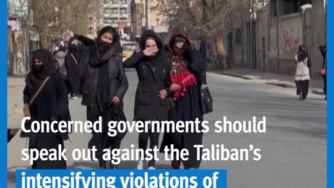 The Taliban have banned women in Afghanistan from attending universities.