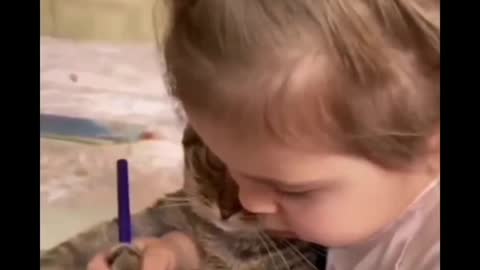 children are the cat's biggest enemy