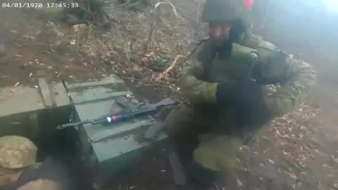 Heavy fighting in the woods near Kremennaya (Part 1 )