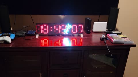 RGB LED Matrix Clock