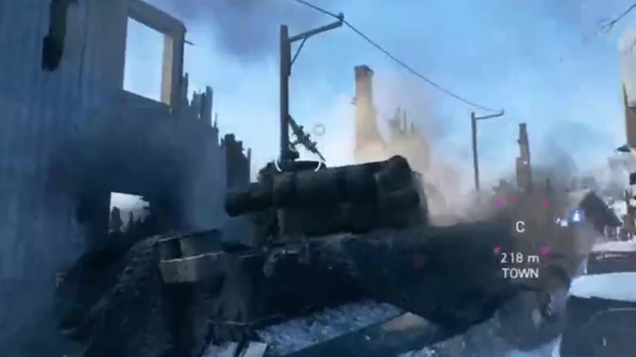 Tiger Tank swats a pesky plane out of the sky