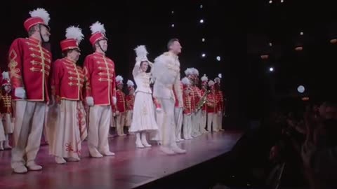 As stars Hugh Jackman and Sutton Foster take the stage in "The Music Man”