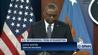 Def. Sec. Austin On Afghanistan Withdrawal: "It Was Historic"